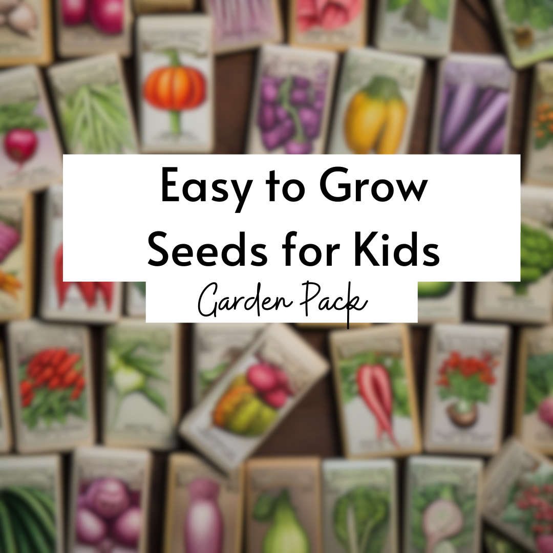 Easy to Grow Seeds for Kids Garden Pack