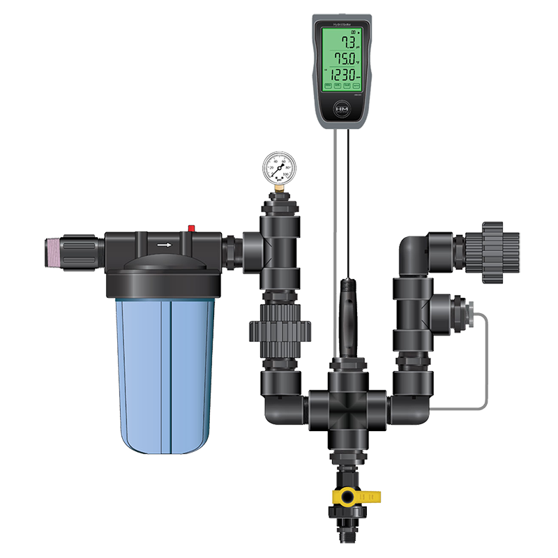 Hi-Flo Monitor Kit - Water-Powered Nutrient Delivery System